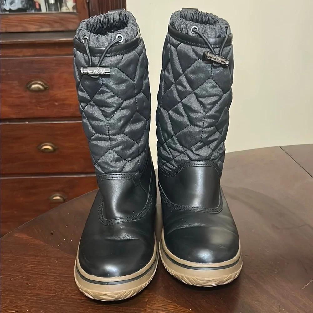 Coach New York Samara Aniline Black Winter Boots - Picture 4 of 14